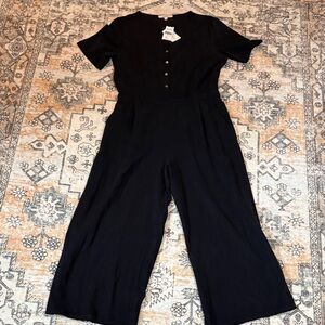 NWT BÖHME x ANTOINETTE L black tencel slightly marbled look jumpsuit-soo soft